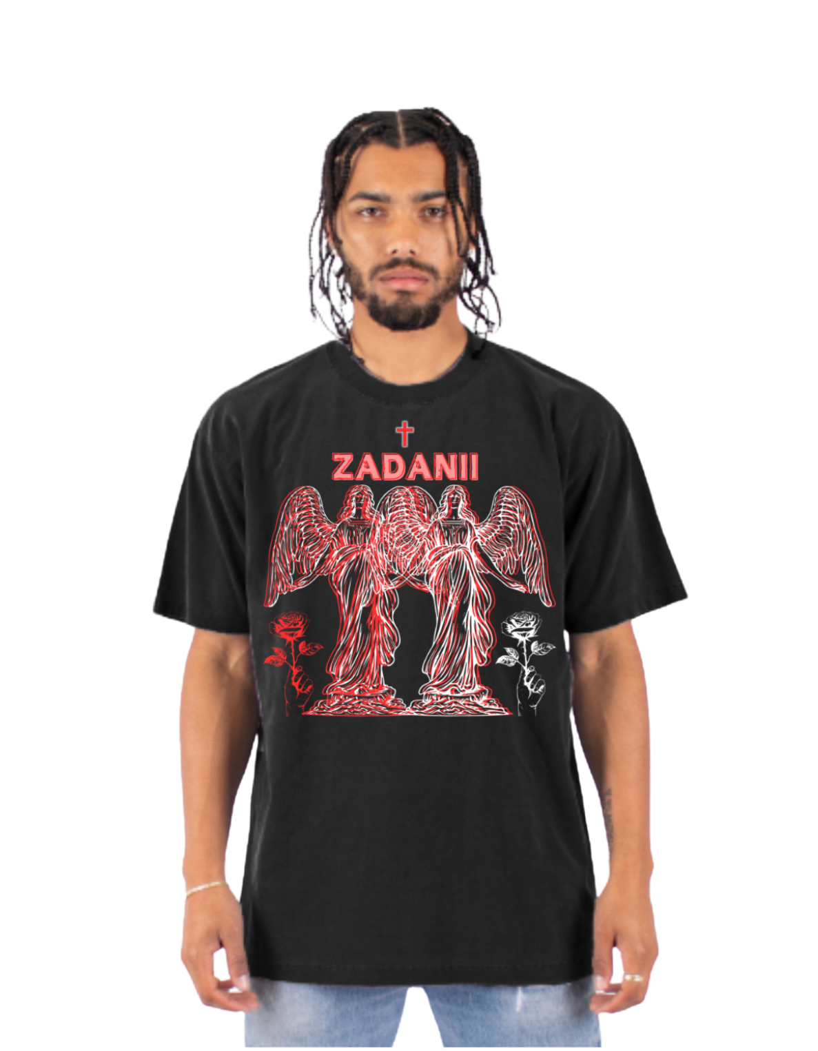 ZADANII YING YANG ANGEL T SHIRT